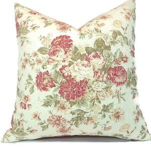 Floral Bungalow Pillow Cover
